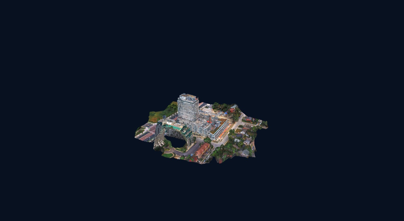 Crown 3D Studio reconstruction of the Richmond Hill building