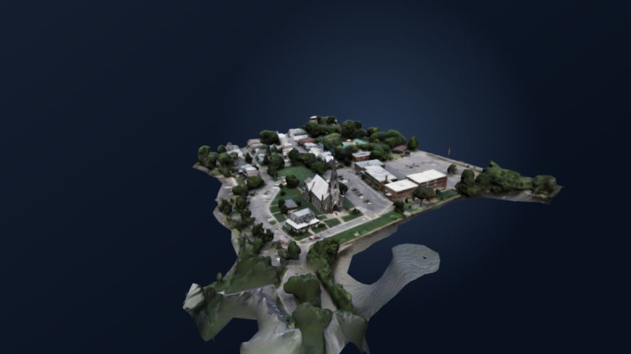 Interactive Montreal Riverside model